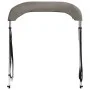 Toldo bimini de 2 arcos gris 179x156x93 cm de vidaXL, Cubiertas para almacenamiento de barcas - Ref: Foro24-94794, Precio: 10...