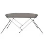 Toldo bimini de 2 arcos gris 179x156x93 cm de vidaXL, Cubiertas para almacenamiento de barcas - Ref: Foro24-94794, Precio: 10...