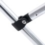 Toldo bimini de 2 arcos gris 179x156x93 cm de vidaXL, Cubiertas para almacenamiento de barcas - Ref: Foro24-94794, Precio: 11...