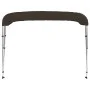 Black 3-arch bimini top 182x184x136 cm by vidaXL, Boat storage covers - Ref: Foro24-94804, Price: 140,03 €, Discount: %