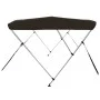 Black 3-arch bimini top 182x184x136 cm by vidaXL, Boat storage covers - Ref: Foro24-94804, Price: 140,03 €, Discount: %