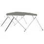 Gray 4-arch bimini top 239x184x131 cm by vidaXL, Boat storage covers - Ref: Foro24-94806, Price: 183,00 €, Discount: %
