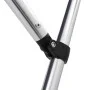 Toldo bimini de 4 arcos gris 239x184x131 cm de vidaXL, Cubiertas para almacenamiento de barcas - Ref: Foro24-94810, Precio: 1...