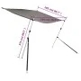 T-Top awning anthracite gray extension 174x205x(115-194) cm by vidaXL, Boat storage covers - Ref: Foro24-94867, Price: 79,65 ...