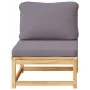 Garden sofa with solid acacia wood cushions by vidaXL, Modular outdoor sofas - Ref: Foro24-366495, Price: 118,43 €, Discount: %