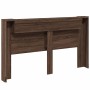 Oak brown LED bed headboard 180x16.5x103.5 cm by vidaXL, Headboards and footboards - Ref: Foro24-839265, Price: 111,68 €, Dis...
