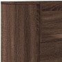 Oak brown LED bed headboard 180x16.5x103.5 cm by vidaXL, Headboards and footboards - Ref: Foro24-839265, Price: 111,68 €, Dis...