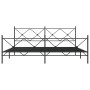 Bettgestell mit Kopf- und Fußteil aus schwarzem Metall, 200 x 200 cm von vidaXL, Betten und Lattenroste - Ref: Foro24-376527,...
