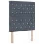 Estructura de cama Gris oscuro 80 x 200 cm Terciopelo