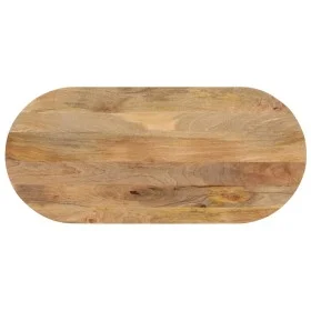 Ovale Tischplatte aus massivem Mangoholz 110x50x2,5 cm von vidaXL, Tischplatten - Ref: Foro24-370127, Preis: 76,87 €, Rabatt: %
