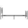 Bettgestell mit Kopfteil und schwarzem Metallfußteil 75x190 cm von vidaXL, Betten und Lattenroste - Ref: Foro24-376510, Preis...