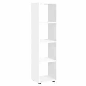 FMD Regal mit 4 weißen Fächern von FMD, Bücherregale und Regale - Ref: Foro24-428755, Preis: 109,89 €, Rabatt: %
