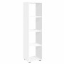 FMD Shelving unit with 4 white compartments by FMD, Bookcases and shelves - Ref: Foro24-428755, Price: 109,82 €, Discount: %