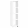 FMD Shelving unit with 4 white compartments by FMD, Bookcases and shelves - Ref: Foro24-428755, Price: 109,89 €, Discount: %