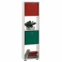 FMD Shelving unit with 4 white compartments by FMD, Bookcases and shelves - Ref: Foro24-428755, Price: 109,89 €, Discount: %