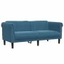 2-piece blue velvet sofa set by vidaXL, Sofas - Ref: Foro24-3209227, Price: 533,60 €, Discount: %