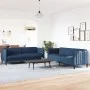2-piece sofa set blue fabric by vidaXL, Sofas - Ref: Foro24-3209244, Price: 631,80 €, Discount: %