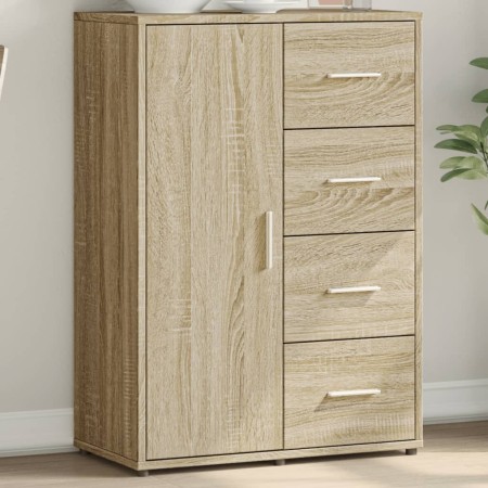 Sideboard aus Sonoma-Eichenholzwerkstoff, 60 x 31 x 84 cm von vidaXL, Sideboards - Ref: Foro24-840508, Preis: 103,39 €, Rabat...