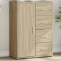 Sideboard aus Sonoma-Eichenholzwerkstoff, 60 x 31 x 84 cm von vidaXL, Sideboards - Ref: Foro24-840508, Preis: 103,39 €, Rabat...