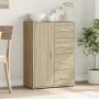 Sideboard aus Sonoma-Eichenholzwerkstoff, 60 x 31 x 84 cm von vidaXL, Sideboards - Ref: Foro24-840508, Preis: 100,55 €, Rabat...