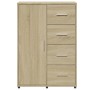 Sideboard aus Sonoma-Eichenholzwerkstoff, 60 x 31 x 84 cm von vidaXL, Sideboards - Ref: Foro24-840508, Preis: 103,39 €, Rabat...