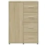 Sideboard aus Sonoma-Eichenholzwerkstoff, 60 x 31 x 84 cm von vidaXL, Sideboards - Ref: Foro24-840508, Preis: 100,55 €, Rabat...