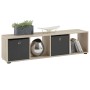 FMD Regal mit 4 Fächern Eichenfarbe von FMD, Bücherregale und Regale - Ref: Foro24-428753, Preis: 94,99 €, Rabatt: %