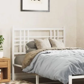 Kopfteil aus weißem Metall, 107 cm von vidaXL, Kopf- und Fußteile - Ref: Foro24-376403, Preis: 28,74 €, Rabatt: %