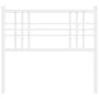 Cabecero de metal blanco 107 cm de vidaXL, Cabeceros y pies de cama - Ref: Foro24-376403, Precio: 28,71 €, Descuento: %