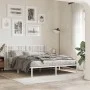 Cabecero de metal blanco 160 cm de vidaXL, Cabeceros y pies de cama - Ref: Foro24-376408, Precio: 93,68 €, Descuento: %