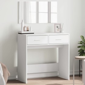 Tocador con espejo blanco 80x39x80 cm de vidaXL, Tocadores para dormitorios - Ref: Foro24-840702, Precio: 82,17 €, Descuento: %