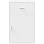 White engineered wood storage cabinet 56.5x39x90 cm by vidaXL, Lockers and storage cabinets - Ref: Foro24-840709, Price: 74,0...