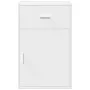 White engineered wood storage cabinet 56.5x39x90 cm by vidaXL, Lockers and storage cabinets - Ref: Foro24-840709, Price: 73,0...