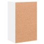 White engineered wood storage cabinet 56.5x39x90 cm by vidaXL, Lockers and storage cabinets - Ref: Foro24-840709, Price: 74,0...
