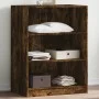 Kleiderschrank aus geräuchertem Eichenholzwerkstoff, 77 x 48 x 102 cm von vidaXL, Kommoden-Organizer und Bar-Kleiderbügel - R...