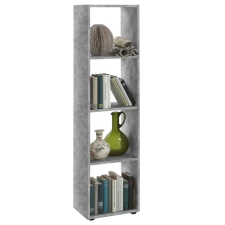 FMD Shelving unit with 4 concrete gray compartments by FMD, Bookcases and shelves - Ref: Foro24-428752, Price: 110,86 €, Disc...