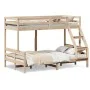 Etagenbett aus massivem Kiefernholz 90x200/120x200 cm von vidaXL, Betten und Lattenroste - Ref: Foro24-3207185, Preis: 306,44...