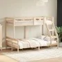 Etagenbett aus massivem Kiefernholz 90x200/120x200 cm von vidaXL, Betten und Lattenroste - Ref: Foro24-3207185, Preis: 306,44...