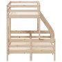 Litera de madera maciza de pino 90x200/120x200 cm de vidaXL, Camas y somieres - Ref: Foro24-3207185, Precio: 311,61 €, Descue...