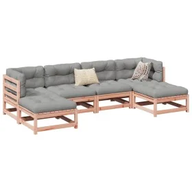 Garden sofa set 6 pieces solid Douglas fir wood by vidaXL, Garden sets - Ref: Foro24-3299565, Price: 324,39 €, Discount: %