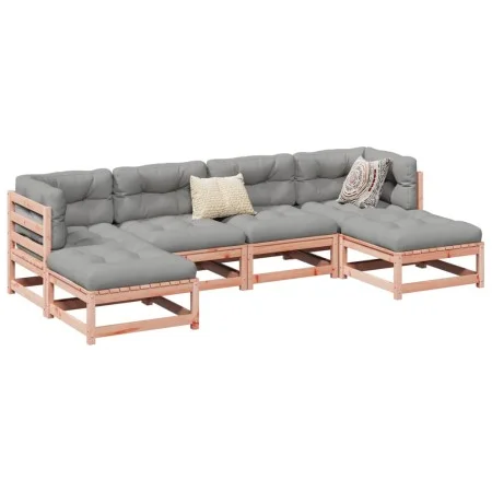 Gartensofa-Set 6-teilig aus massivem Douglasienholz von vidaXL, Gartensets - Ref: Foro24-3299565, Preis: 324,39 €, Rabatt: %