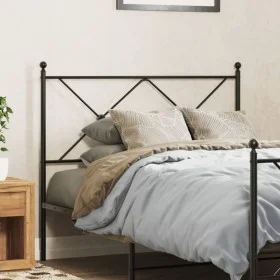 Kopfteil aus schwarzem Metall, 100 cm von vidaXL, Kopf- und Fußteile - Ref: Foro24-376531, Preis: 38,34 €, Rabatt: %