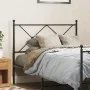Cabecero de metal negro 100 cm de vidaXL, Cabeceros y pies de cama - Ref: Foro24-376531, Precio: 38,30 €, Descuento: %