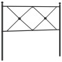 Kopfteil aus schwarzem Metall, 100 cm von vidaXL, Kopf- und Fußteile - Ref: Foro24-376531, Preis: 38,88 €, Rabatt: %