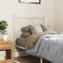 Kopfteil aus weißem Metall, 80 cm von vidaXL, Kopf- und Fußteile - Ref: Foro24-376578, Preis: 36,66 €, Rabatt: %