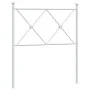 Kopfteil aus weißem Metall, 80 cm von vidaXL, Kopf- und Fußteile - Ref: Foro24-376578, Preis: 36,66 €, Rabatt: %