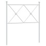 Kopfteil aus weißem Metall, 80 cm von vidaXL, Kopf- und Fußteile - Ref: Foro24-376578, Preis: 37,16 €, Rabatt: %