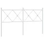 Kopfteil aus weißem Metall, 160 cm von vidaXL, Kopf- und Fußteile - Ref: Foro24-376586, Preis: 47,94 €, Rabatt: %