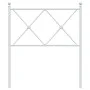 Cabecero de metal blanco 80 cm de vidaXL, Cabeceros y pies de cama - Ref: Foro24-376578, Precio: 36,59 €, Descuento: %