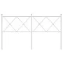 White metal headboard 160 cm by vidaXL, Headboards and footboards - Ref: Foro24-376586, Price: 47,94 €, Discount: %